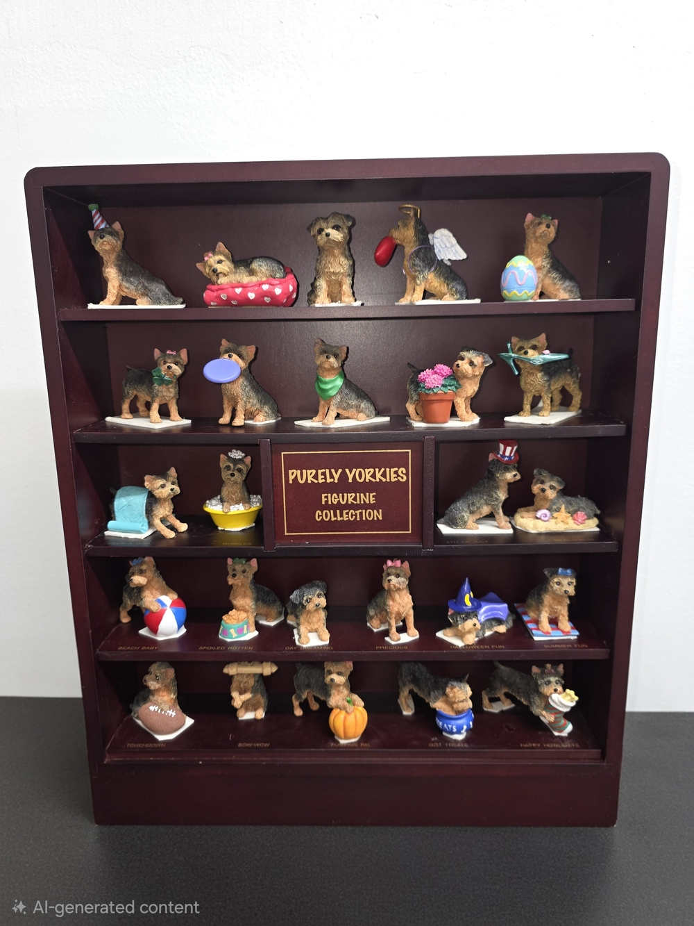 Vintage Danbury Mint Yorkshire Terrier Yorkie Collectibles Bundle